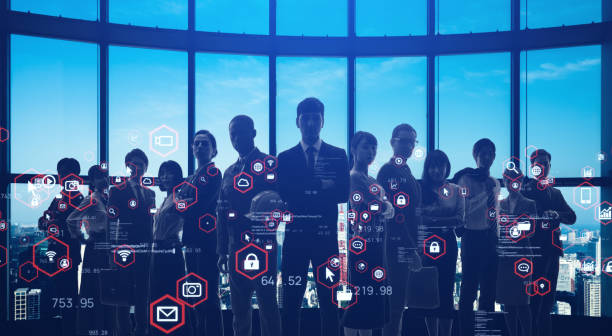 istock Business network concept. Group of businessperson. Teamwork. Human resources. 1271617825