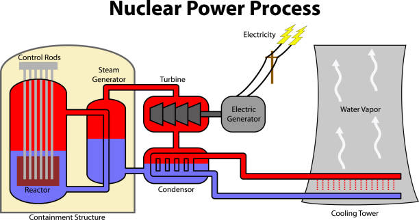 Nuclear Power Process Stock Illustration - Download Image Now - Nuclear  Power Station, Nuclear Energy, Diagram - iStock