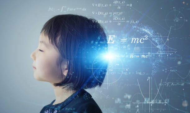 Education technology concept. EdTech. AI (Artificial Intelligence). Education technology concept. EdTech. AI (Artificial Intelligence). genius at school stock pictures, royalty-free photos & images