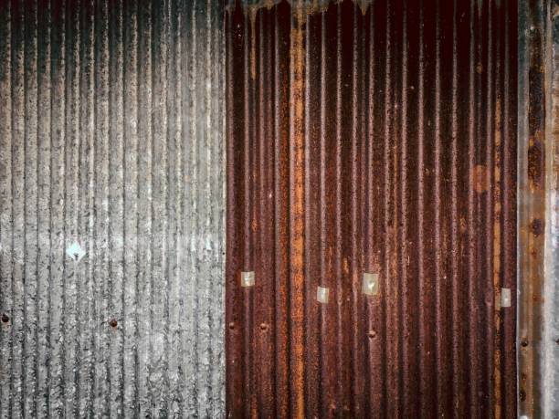 istock Zinc wall surface texture vintage background for design 1271629278
