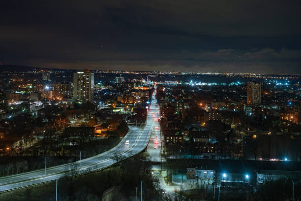 istock Hamilton, Ontario City Skyline at Night 1271630390