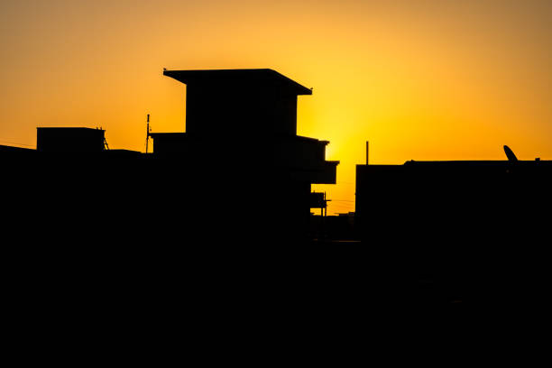 a view of a beautiful silhouette from my house