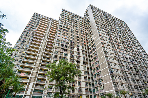 Public housing estate, Kowloon City, Hong Kong
