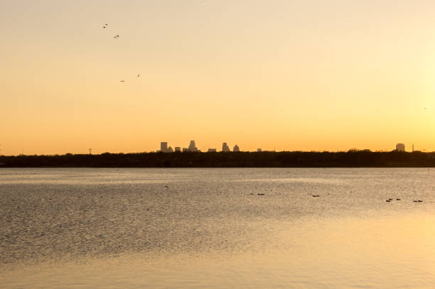 istock Sunset on the lake 1271654662