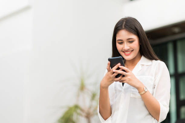 istock Young asian beautiful women using smartphone. 1271673112