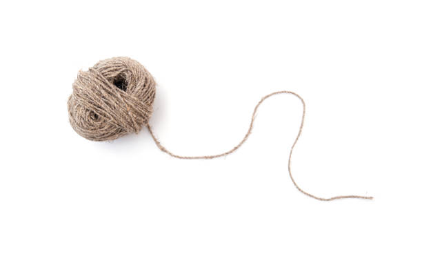 istock Clew or ball with hemp rope isolated on white background 1271686028