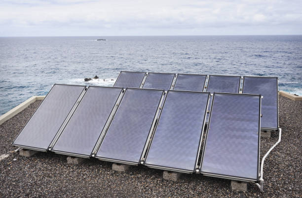 Solar Panel Sea 60+ Solar Panel Beach Sea Alternative Energy Stock Photos, Pictures ...