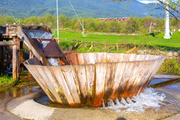 istock Bulgarian valevica. Old style washing machine 1271689095