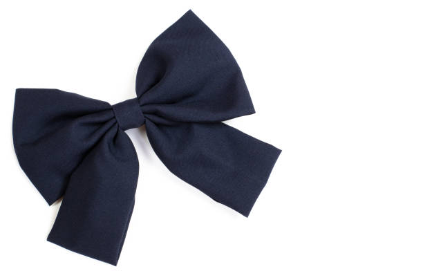istock Children's bow of blue cotton 1271692605