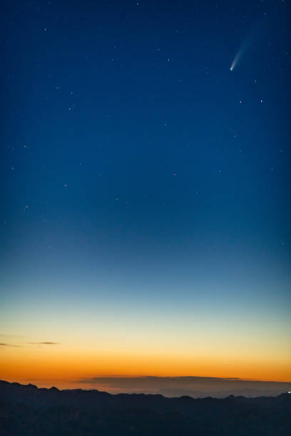 istock Comet C/2020 F3 Neowise at sunset 1271692891