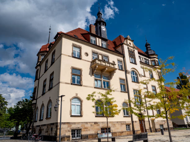 istock Town hall of Radebeul in Germany Saxony 1271693221