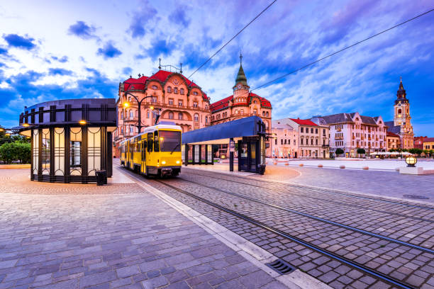 istock Oradea medieval downtown in Transylvania, Romania 1271699096