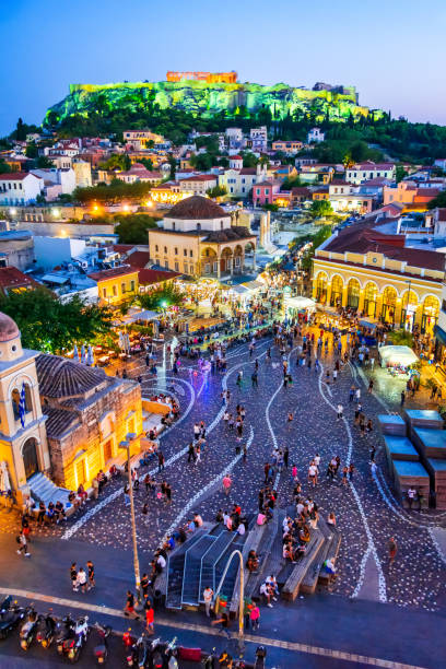 istock Athens, Greece -  Monastiraki Square and Acropolis 1271699151