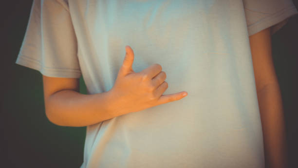 istock A woman's hand makes a gesture with her hand and fingers 1271699218