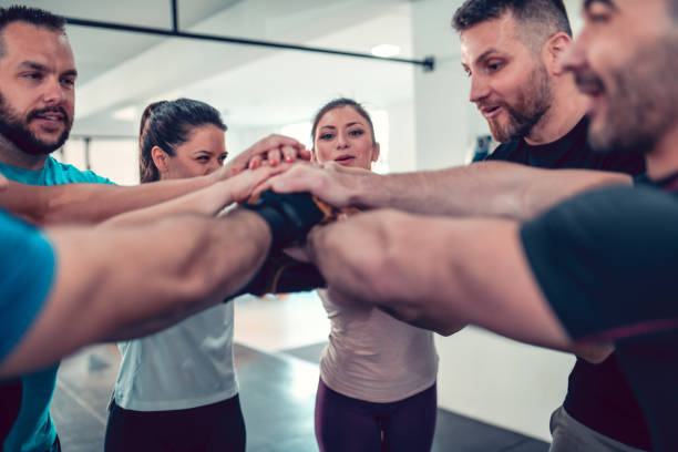 istock Team Spirit On The Highest Level In Gym 1271706378