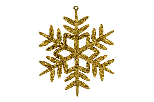 istock golden snowflake on isolated background 1271706411