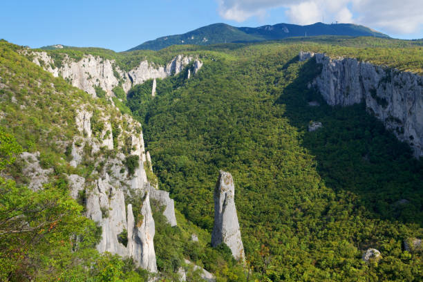 Vela Draga canyon and rocks