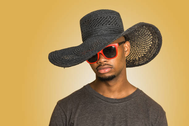 istock Young black man in hat and sunglasses 1271711363