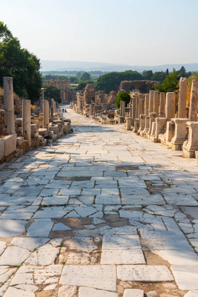 istock Ancient ruins in Ephesus Turkey - archeology background 1271722707