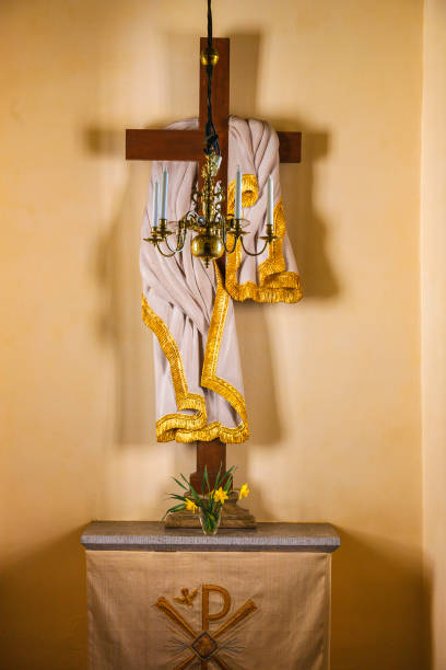 Altar inside Oslo Cathedral, Oslo, Norway