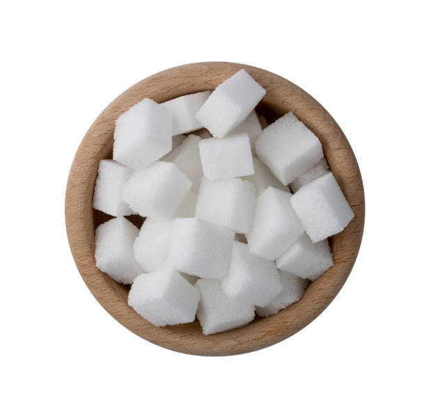 istock White Sugar Cubes Isolated on White Background 1271754337