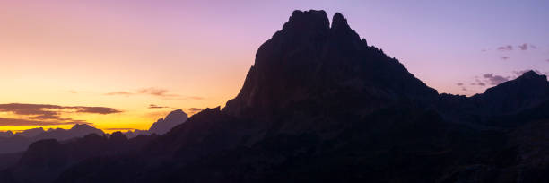 istock Ossau's noon peak in the sunrise 1271762213