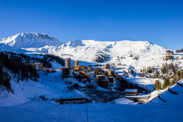 la plagne france - 8020 imagens e fotografias de stock