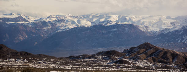 istock Trails among the snowy mountains in the Andes 1271767191
