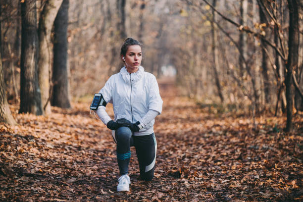 istock Sportswoman exercising outside 1271768030