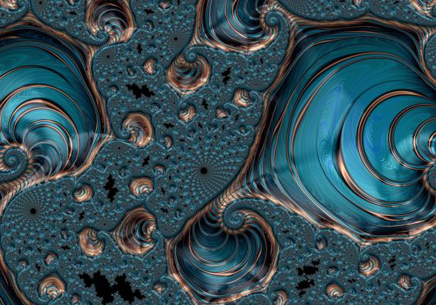 istock Abstract fractal background with colorful shapes 1271781119