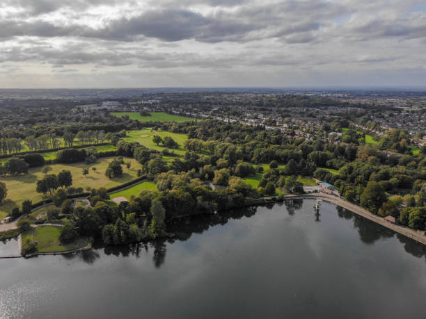 coate water park, swindon, wilts 10 september 2020 - coate imagens e fotografias de stock