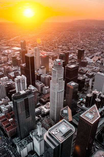 istock Golden Sun over Los Angeles 1271788052