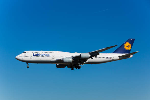 D-ABYN Lufthansa Boeing 747-8 'Lower Saxony' stock photo