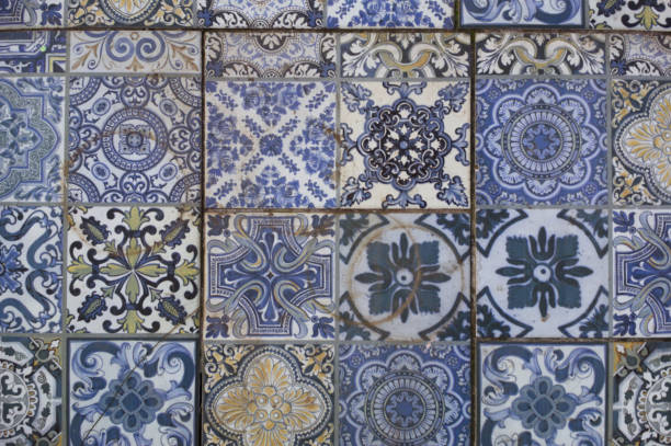 istock Portuguese tile for decoration of external areas. 1271801982