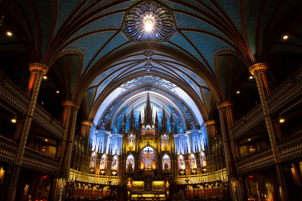 istock Altar inside Notre-Dame Basilica of Montreal 1271804163