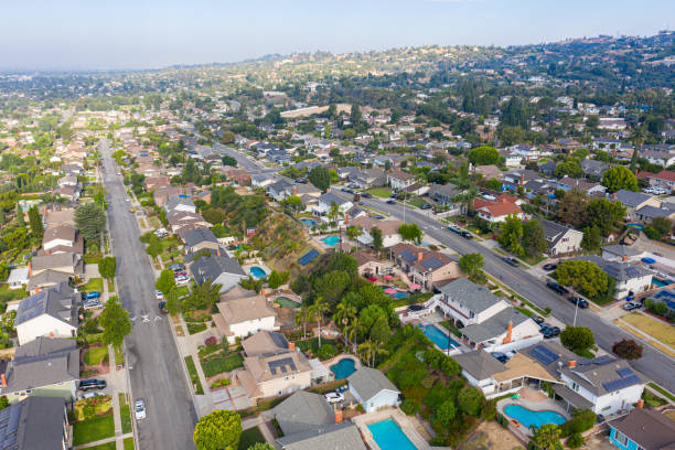 istock Homes with Solar Panels in Orange County, California 1271805954