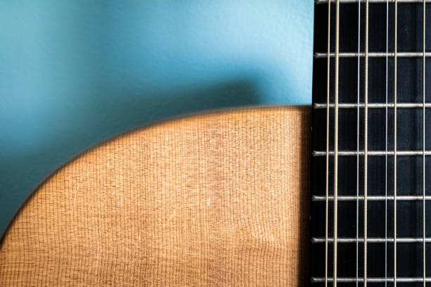 istock Close Up of 12 string Guitar Neck and Body 1271845147