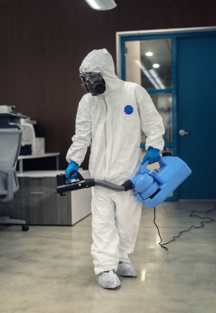 istock Corporate office sanitation by professional worker 1271848405