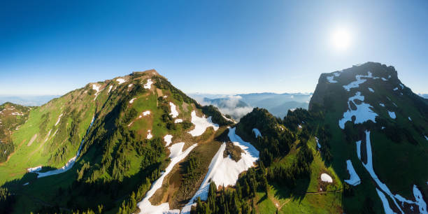 istock Aerial Panoramic view of Cheam Mountain 1271851469