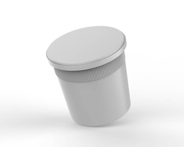 Blank delivery food container for mockup design and branding presentation. Blank delivery food container for mockup design and branding presentation, 3d render illustration. stackable stock pictures, royalty-free photos & images