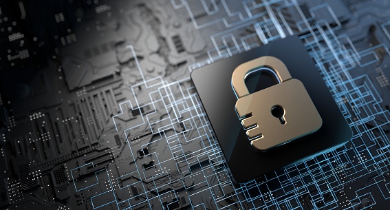 Cybersecurity Digital Technology Security Stock Photo - Download Image Now  - Network Security, Security, Security System - iStock