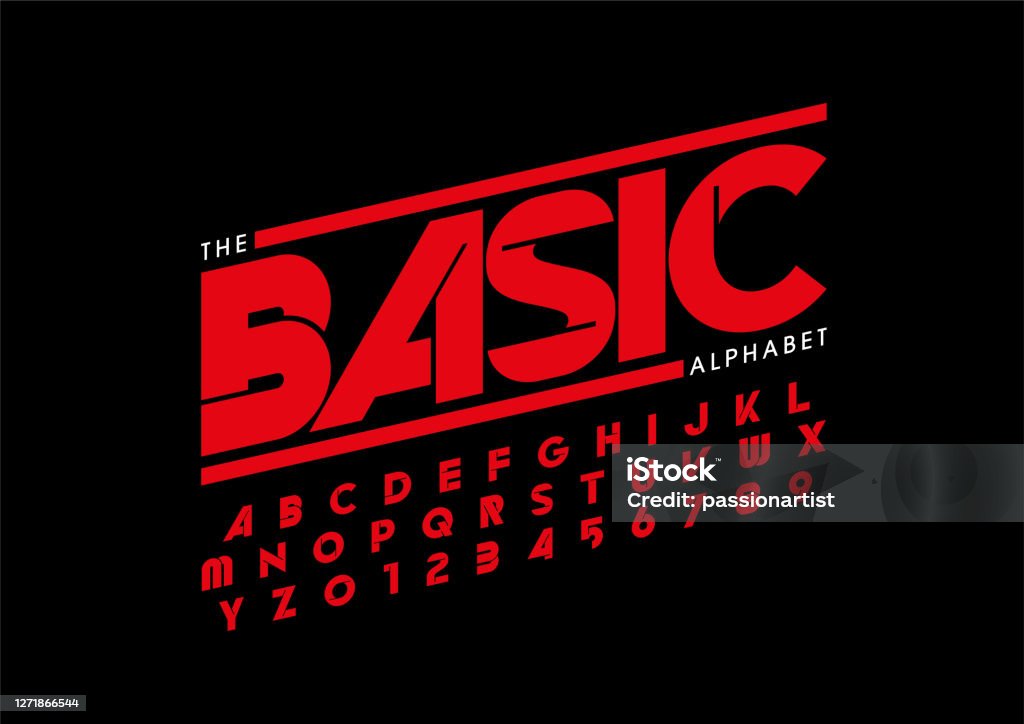 Letra Basic Basic Alphabet Stock Illustration - Download Image Now - Abstract ...