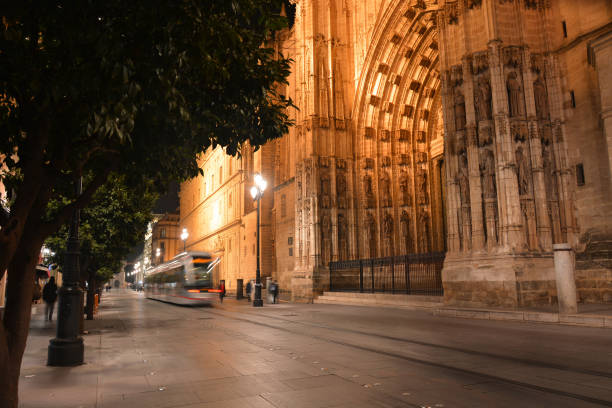 istock the beautiful Seville at night 1271868441