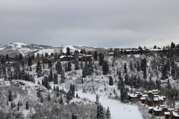istock Mountain homes in winter, Wasatch Mountains, Utah 1271871389