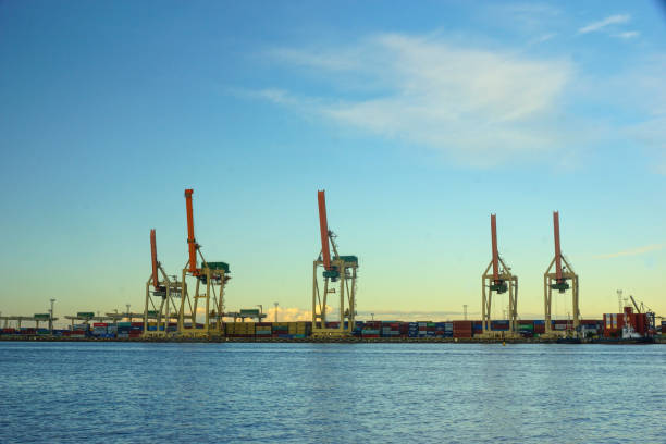 istock Cargo port of Riga 1271879087