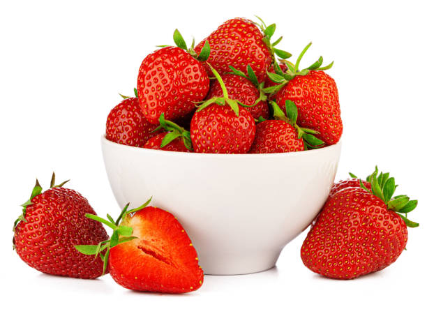 istock bowl with strawberries isolated on white background 1271883079