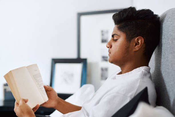 istock Reading is the only way you can travel while being home 1271885438