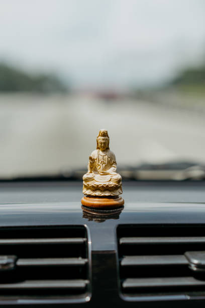 istock Guanyin Bodhisattva decorative statue in car 1271888998