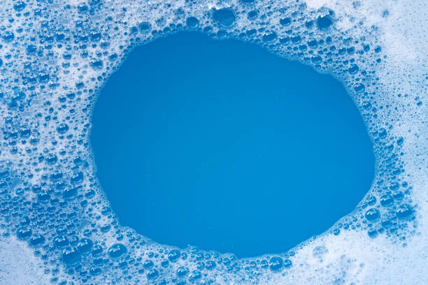istock Frame made of detergent foam bubble. 1271895927