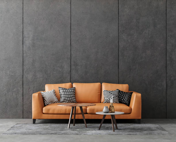 istock Living room interior in loft, industrial style 1271897901